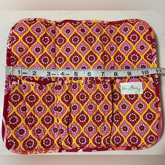 Vera Bradley Brush Roll- Raspberry Fizz - Picture 3 of 4